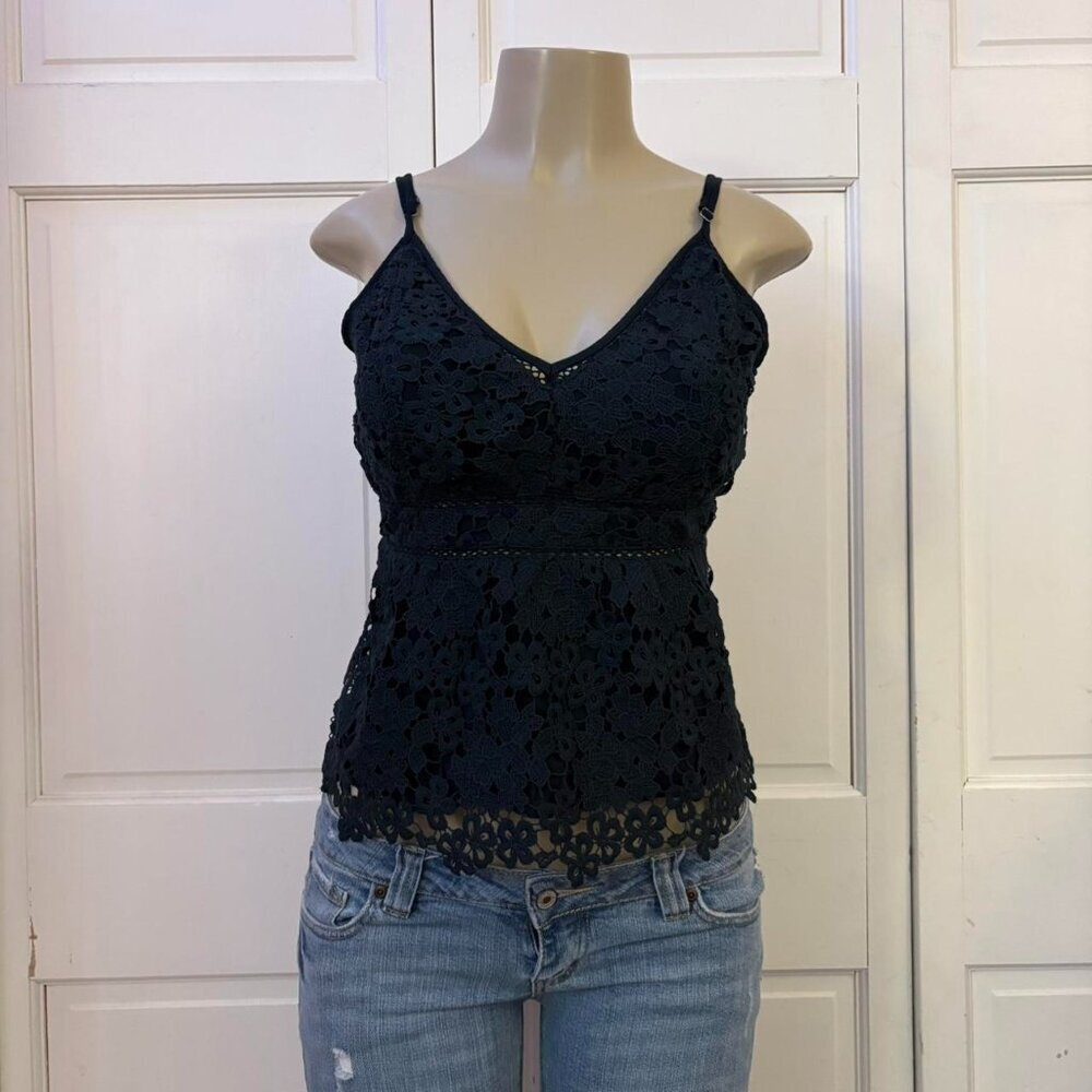 Abercrombie & Fitch Lacey Babydoll Tank Top